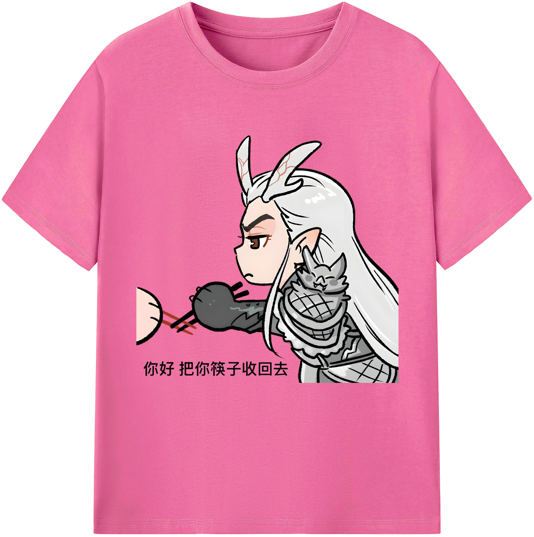（画像用） Ne Zha 2 ナタ 魔童の大暴れ レディースカジュアルプリントTシャツ（綿100％）